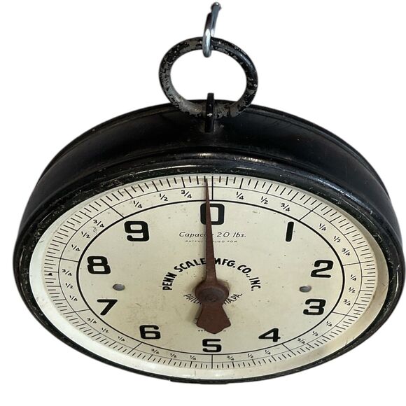 Penn Scale MFG Scale Series 820 Philadelphia PA Capacity 20 LBS Hanging Farm - Picture 6 of 8